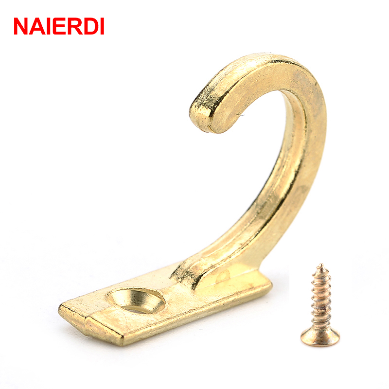 Furniture Hardware Locks - NAIERDI-Pequenos Ganchos Antigos, Cabide De Parede,