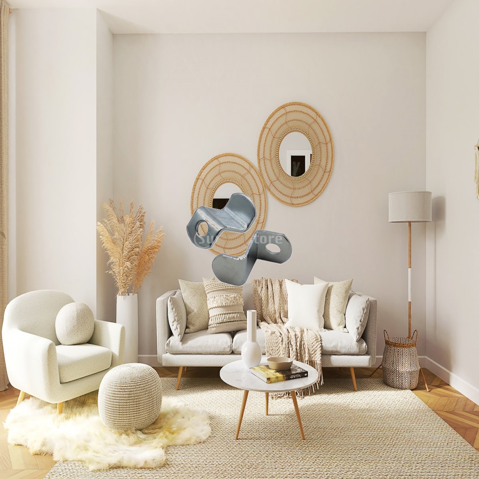 Furniture Hardware Types - Suporte de Aço Tipo Z, Cantoneira