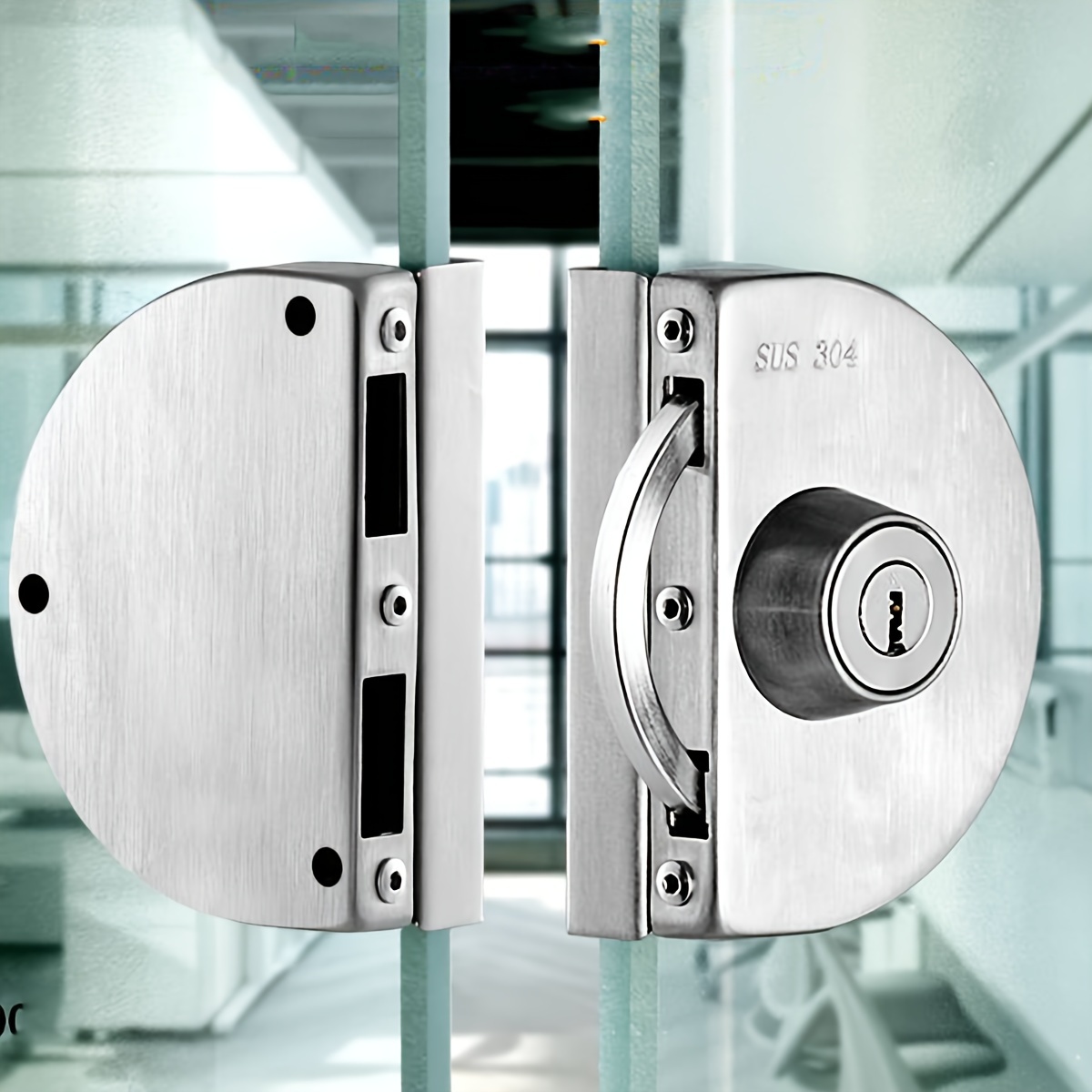 Furniture Sliding Door Hardware - Adequado para vidro de 1/2 