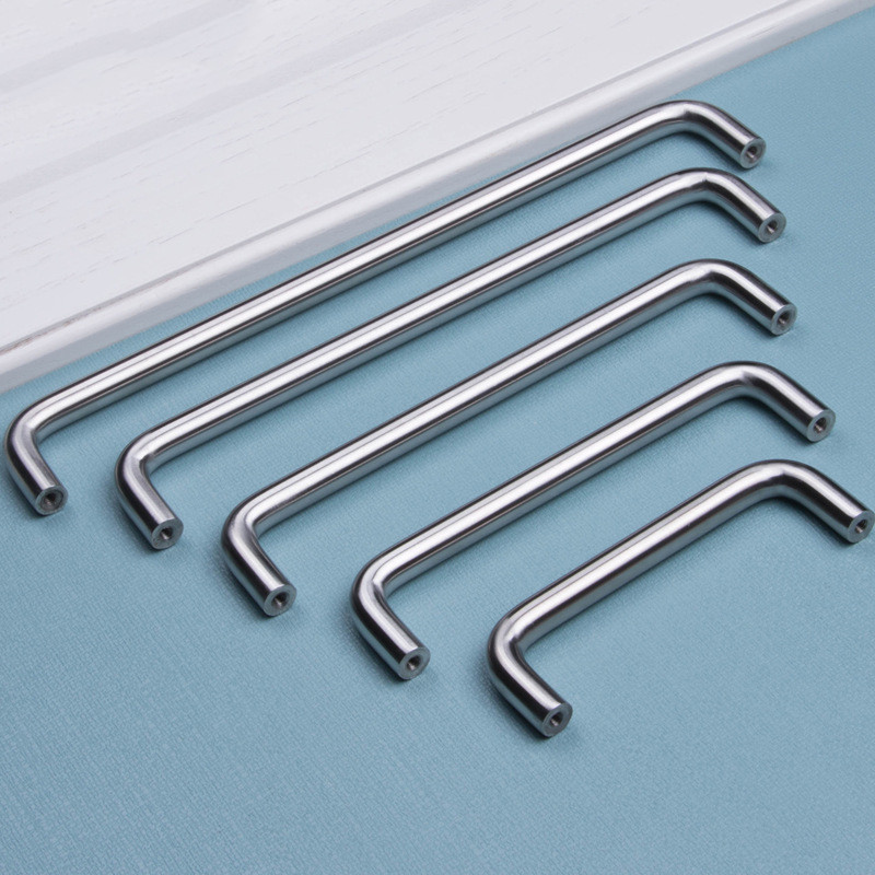 Furniture Hardware Types - KK & FING-Aço Inoxidável U-Type Puxadores,