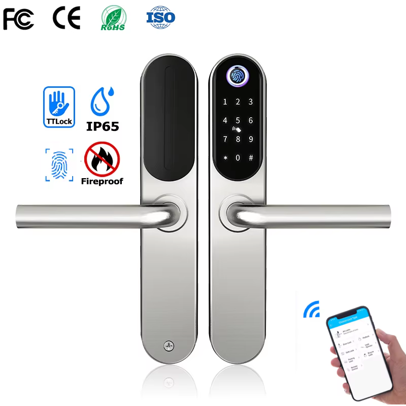 Furniture Sliding Door Hardware - Fechadura inteligente digital de aço inoxidável