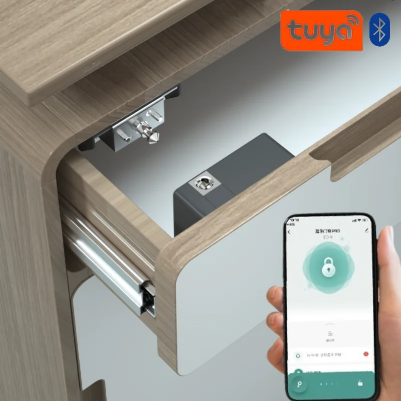 Furniture Hardware Locks - Tuya fechadura inteligente para porta de