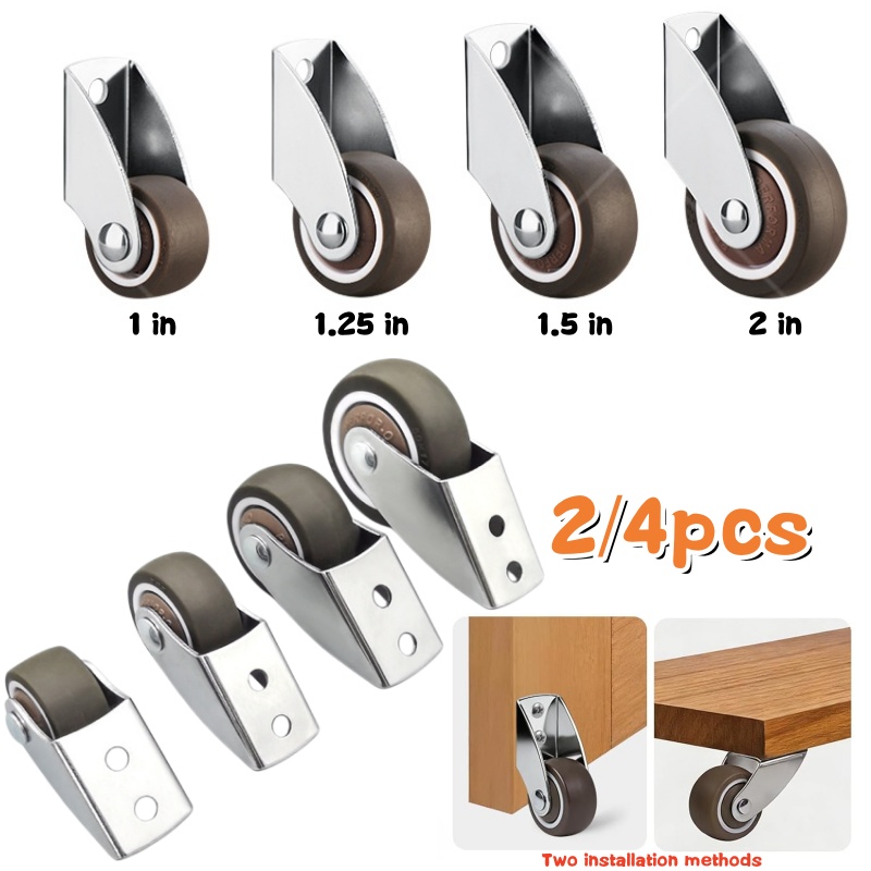 Furniture Hardware Types - 2/4 peças Novas Rodas de Suporte