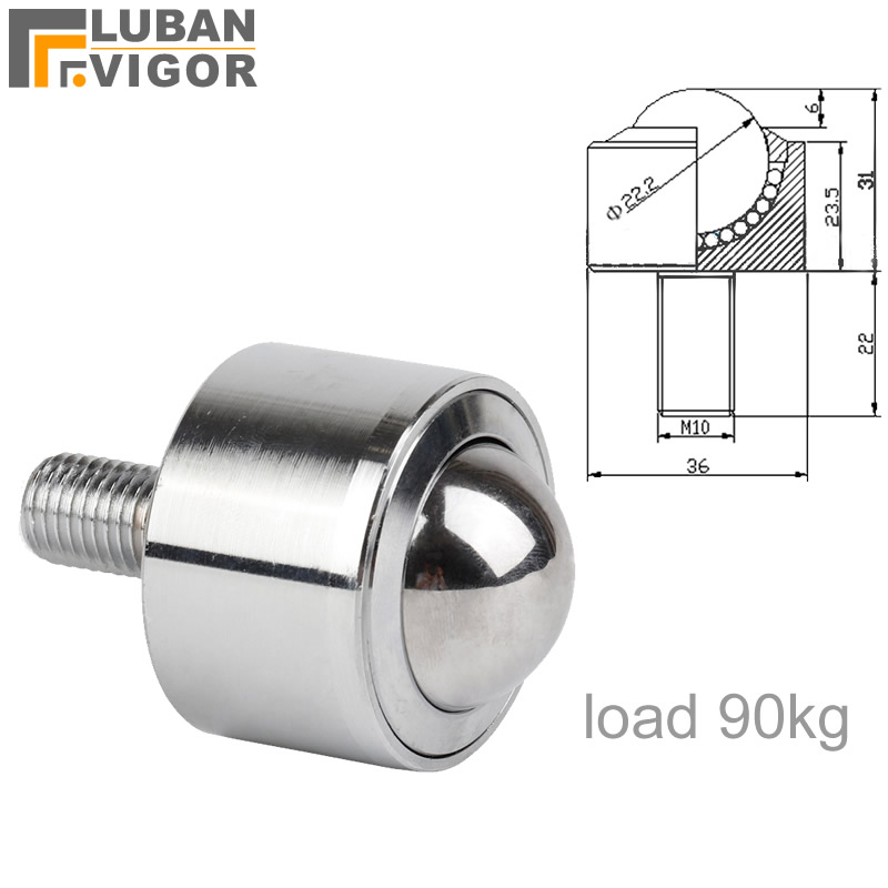 Furniture Hardware Types - Precisão Tipo Universal Ball Castor Wheel