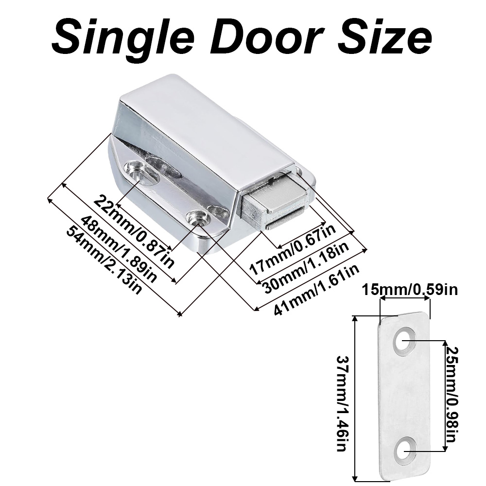 Travas magnéticas para armário - Furniture Hardware Locks avaliação e preço