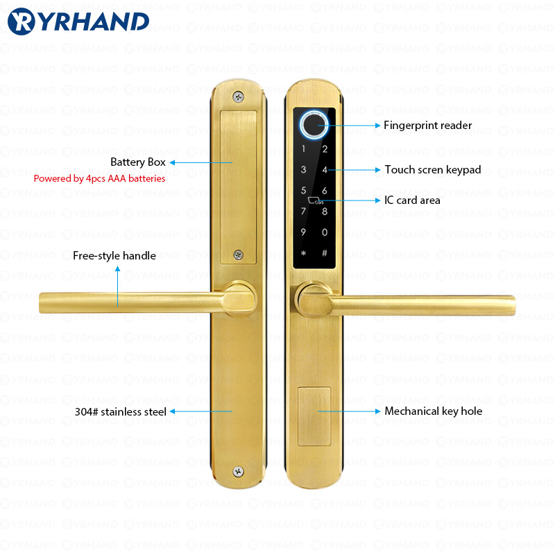 Fechadura inteligente de vidro - Furniture Sliding Door Hardware avaliação e preço