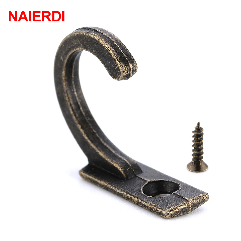 NAIERDI-Pequenos Ganchos Antig - Furniture Hardware Locks avaliação e preço