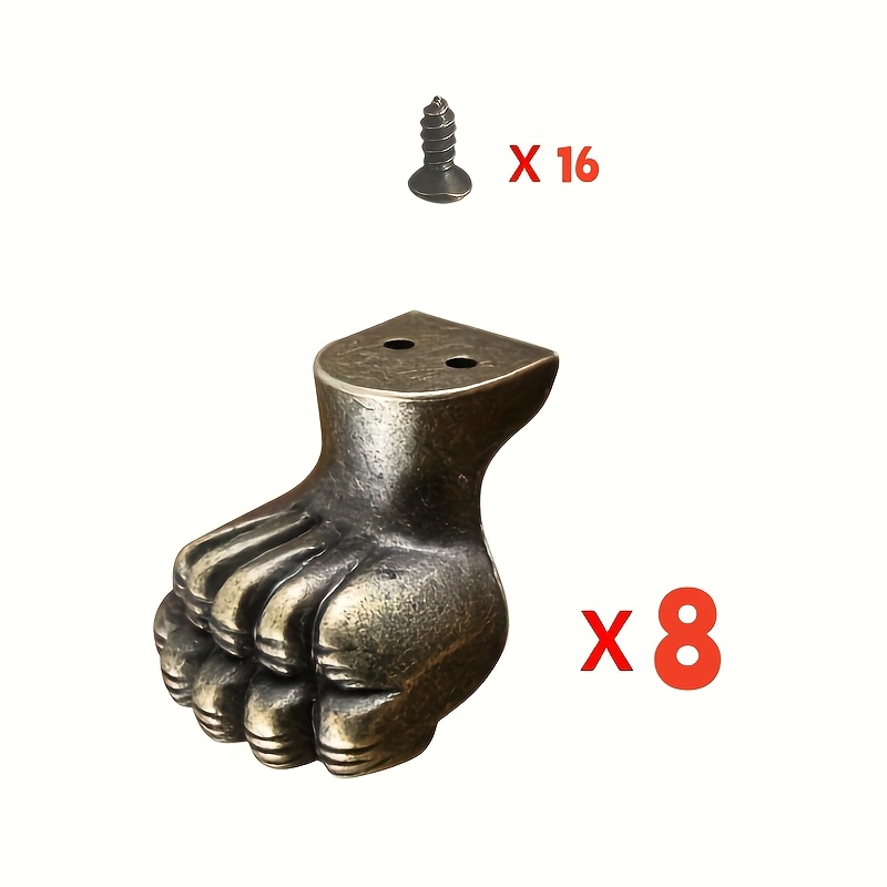 8 peças de latão antigo para p - Cabinet Hinge Overlay avaliação e preço