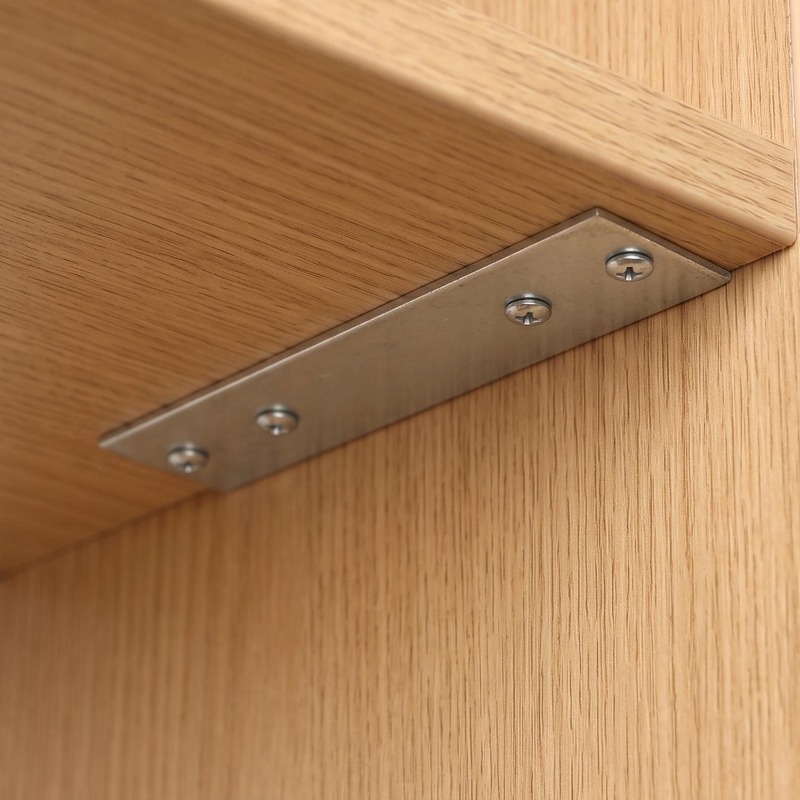 6/1 PEÇAS Suportes Retos Refor - Furniture Hardware Supply avaliação e preço
