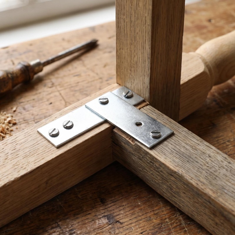 6/1 PEÇAS Suportes Retos Refor - Furniture Hardware Supply avaliação e preço