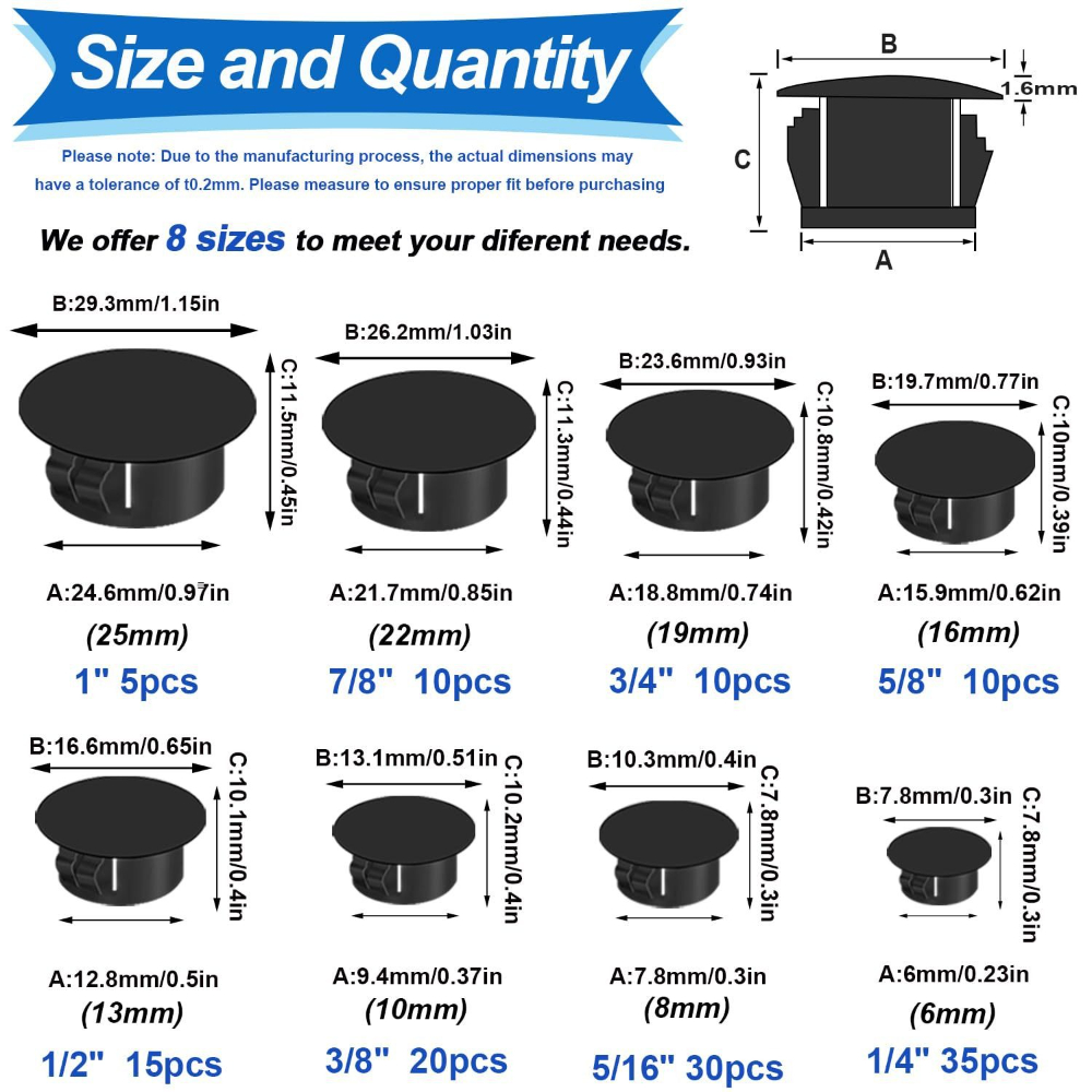 135 peças tampa preta tipo par - Furniture Hardware Types avaliação e preço