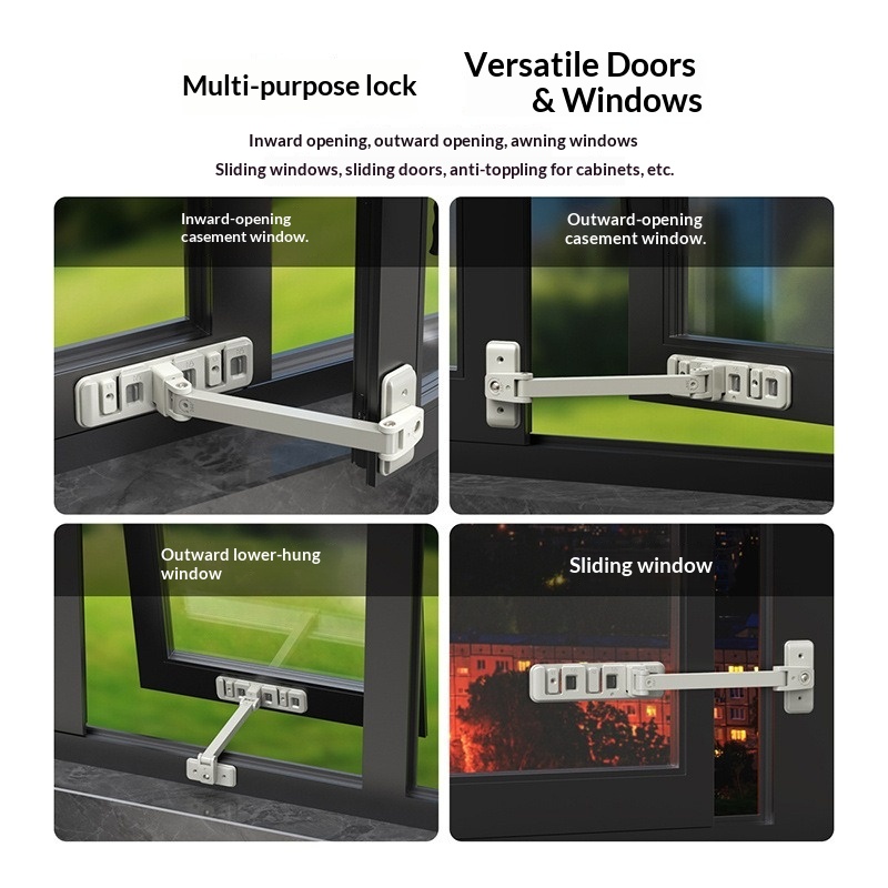 Trava de Segurança Ajustável p - Furniture Sliding Door Hardware avaliação e preço